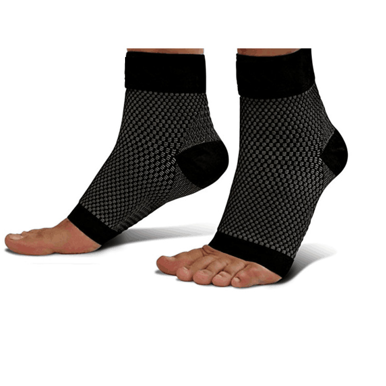 30 Pairs Open-Toe Sports Compression Socks Toeless Ankle Support Socks for Plantar Fasciitis Bulk Wholesale